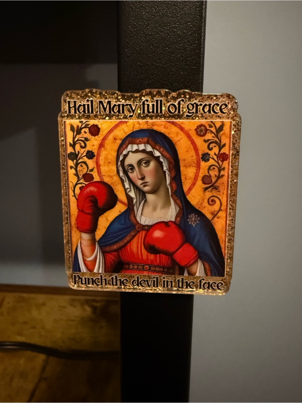 Boxing Mary Acrylic Magnet